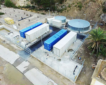 Image of sewage treatment tank
